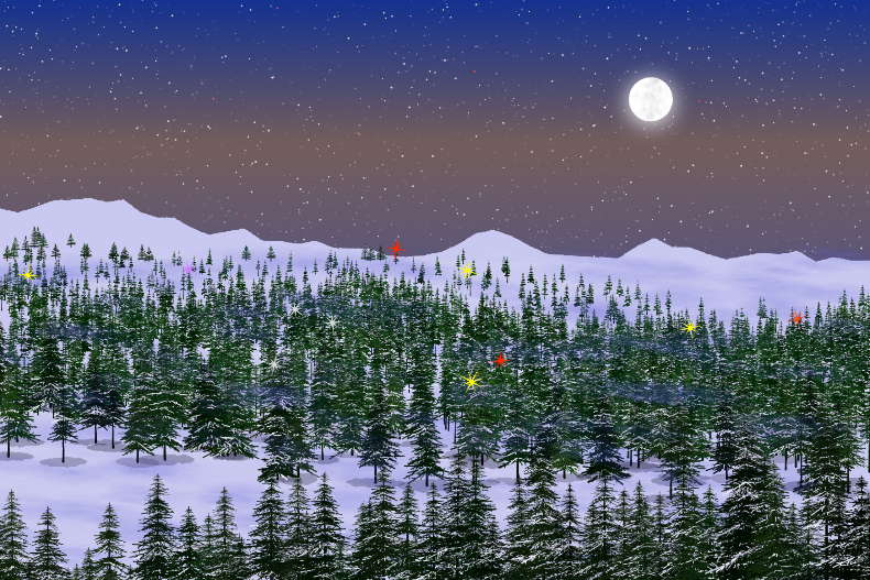 Evergreen Lights #19 static token preview