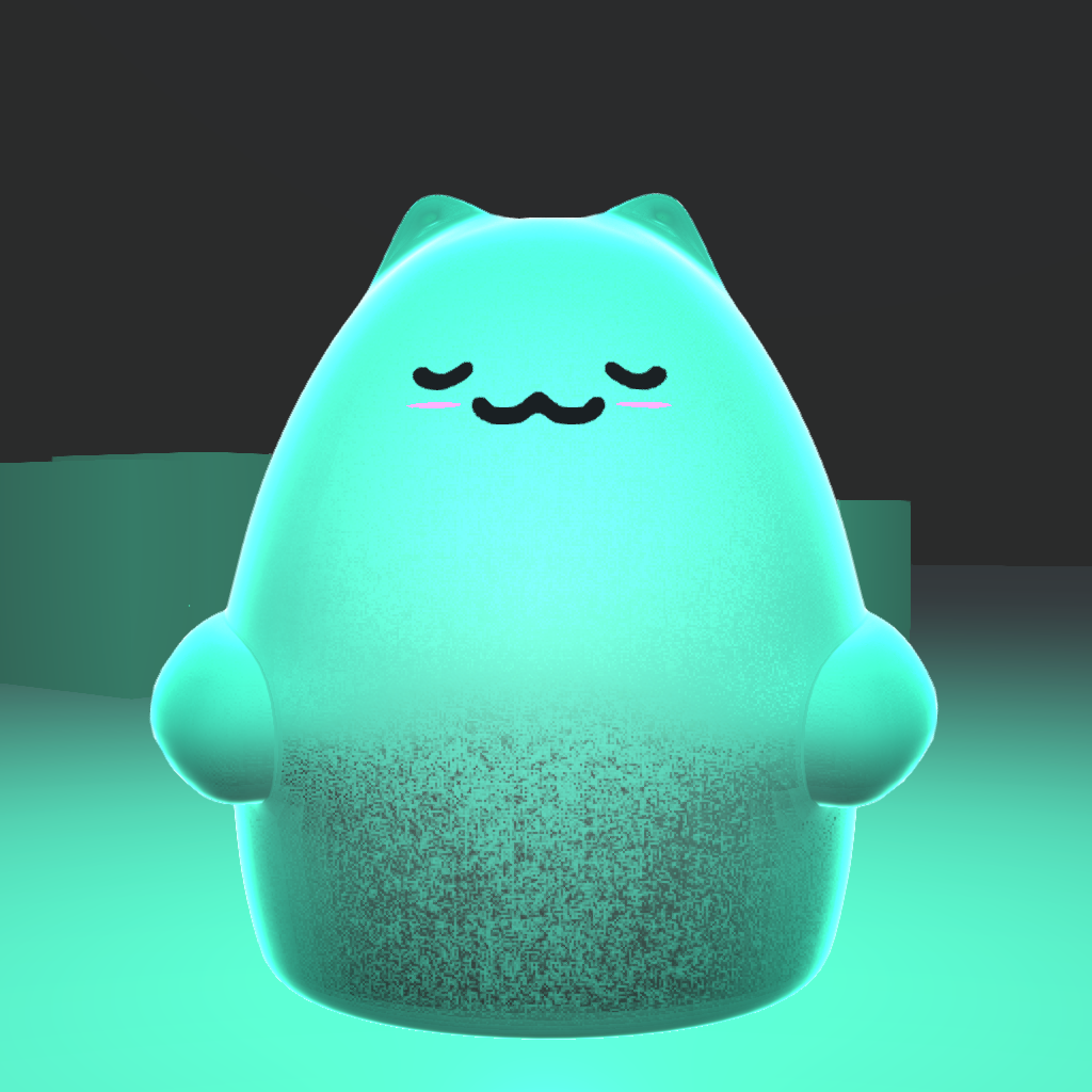 Glow Kitties #17 static token preview