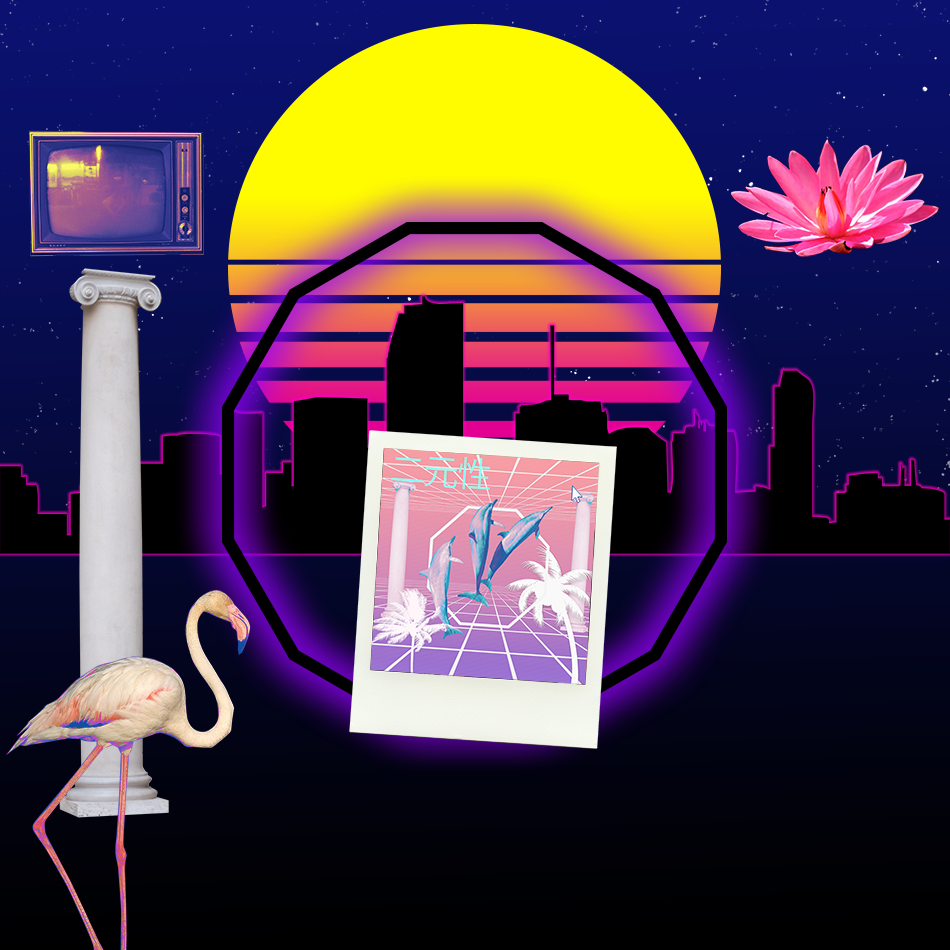 S Y N T H W A V E Nightlife Generator #6 static token preview
