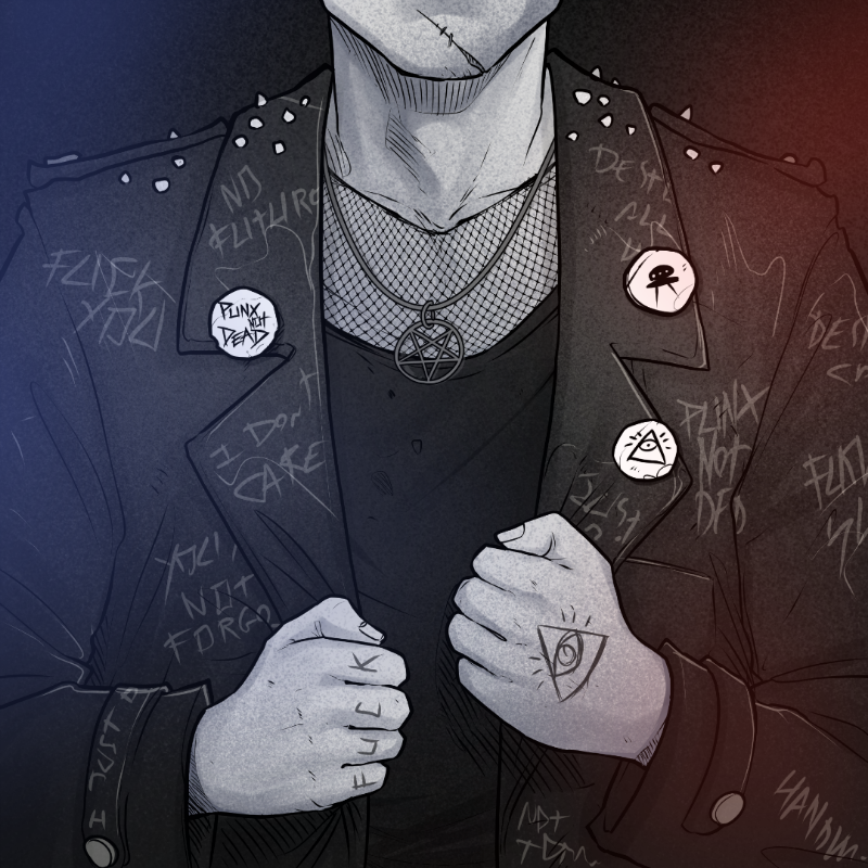 PUNX NOT DEAD #6 static token preview