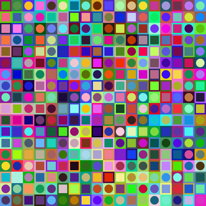Square Dot Composition #11 static token preview