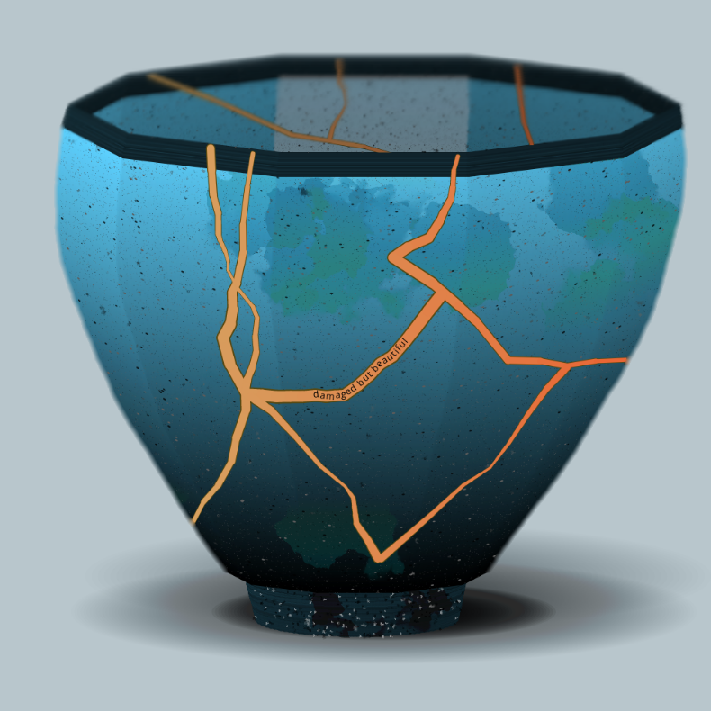 Kintsugi Pottery #17 static token preview