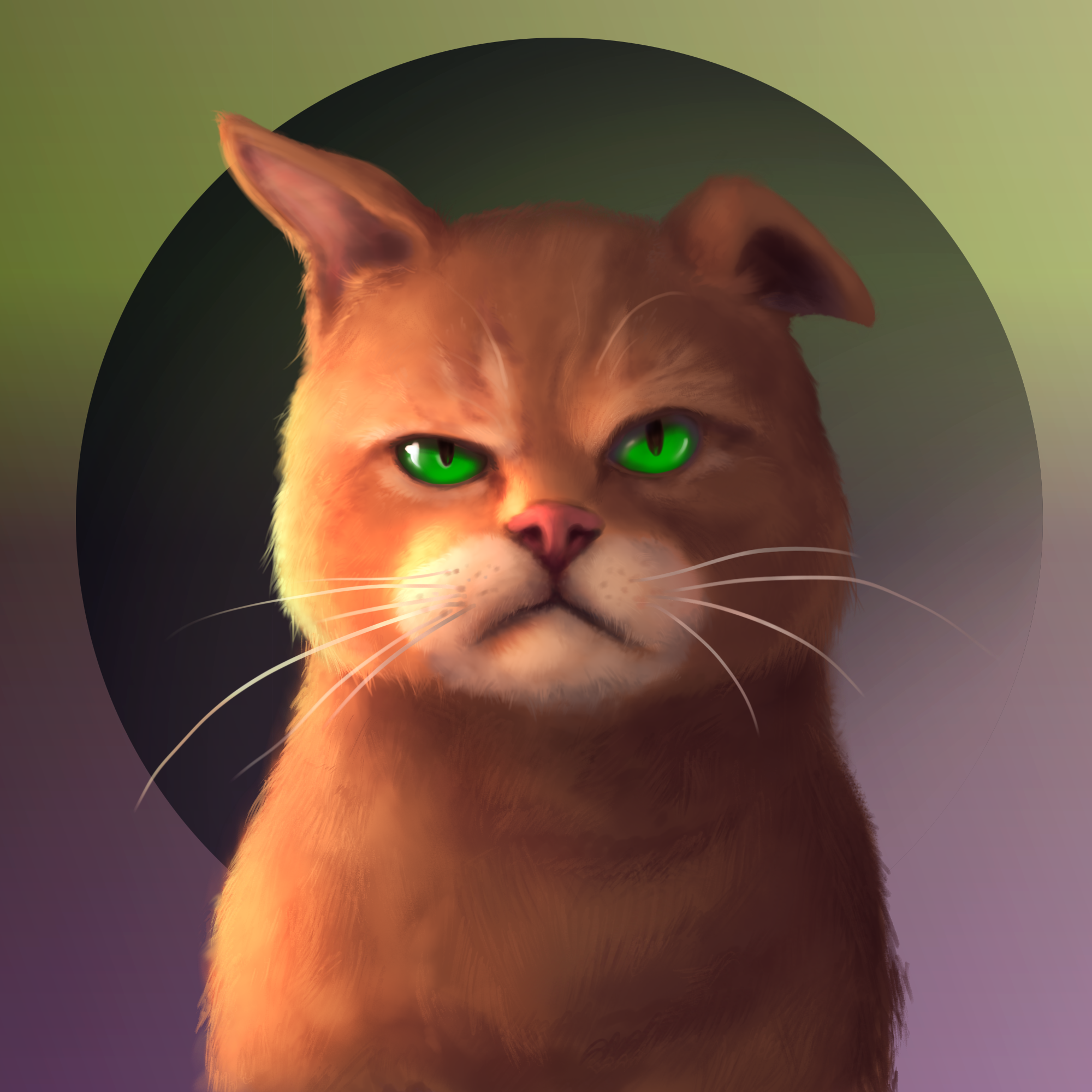 Gangsta Cat #18 static token preview