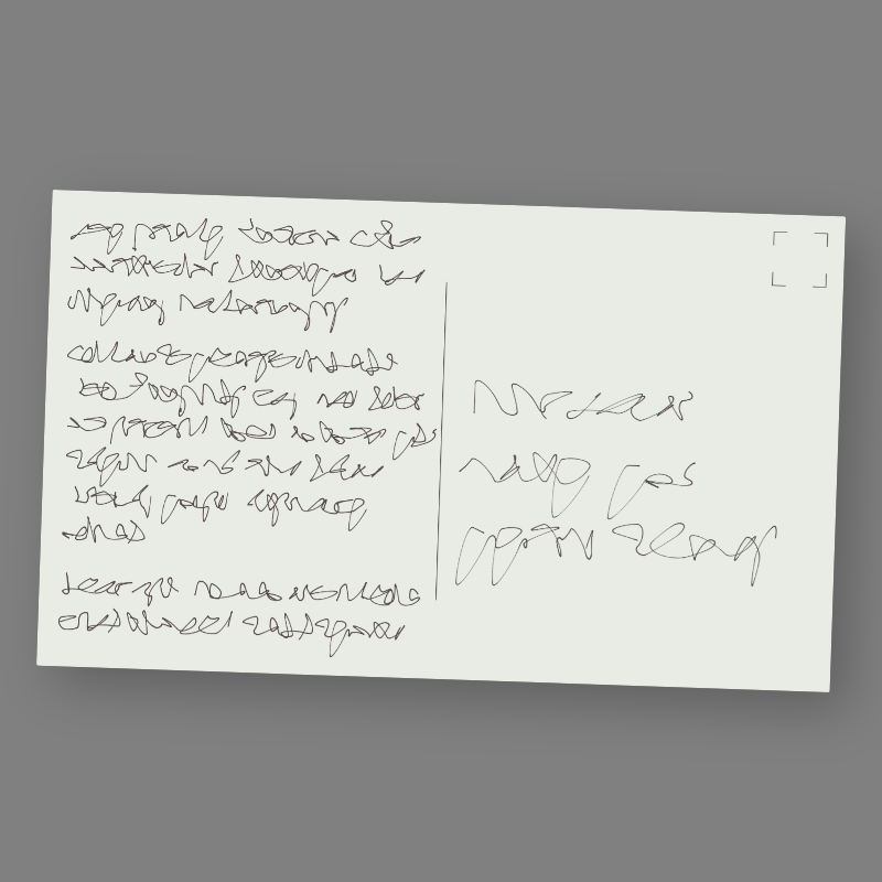 Unmailed Postcards #21 static token preview