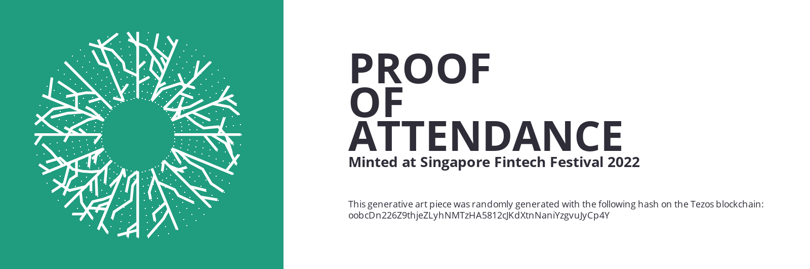SFF2022 Proof of Attendance Token #1155 static token preview