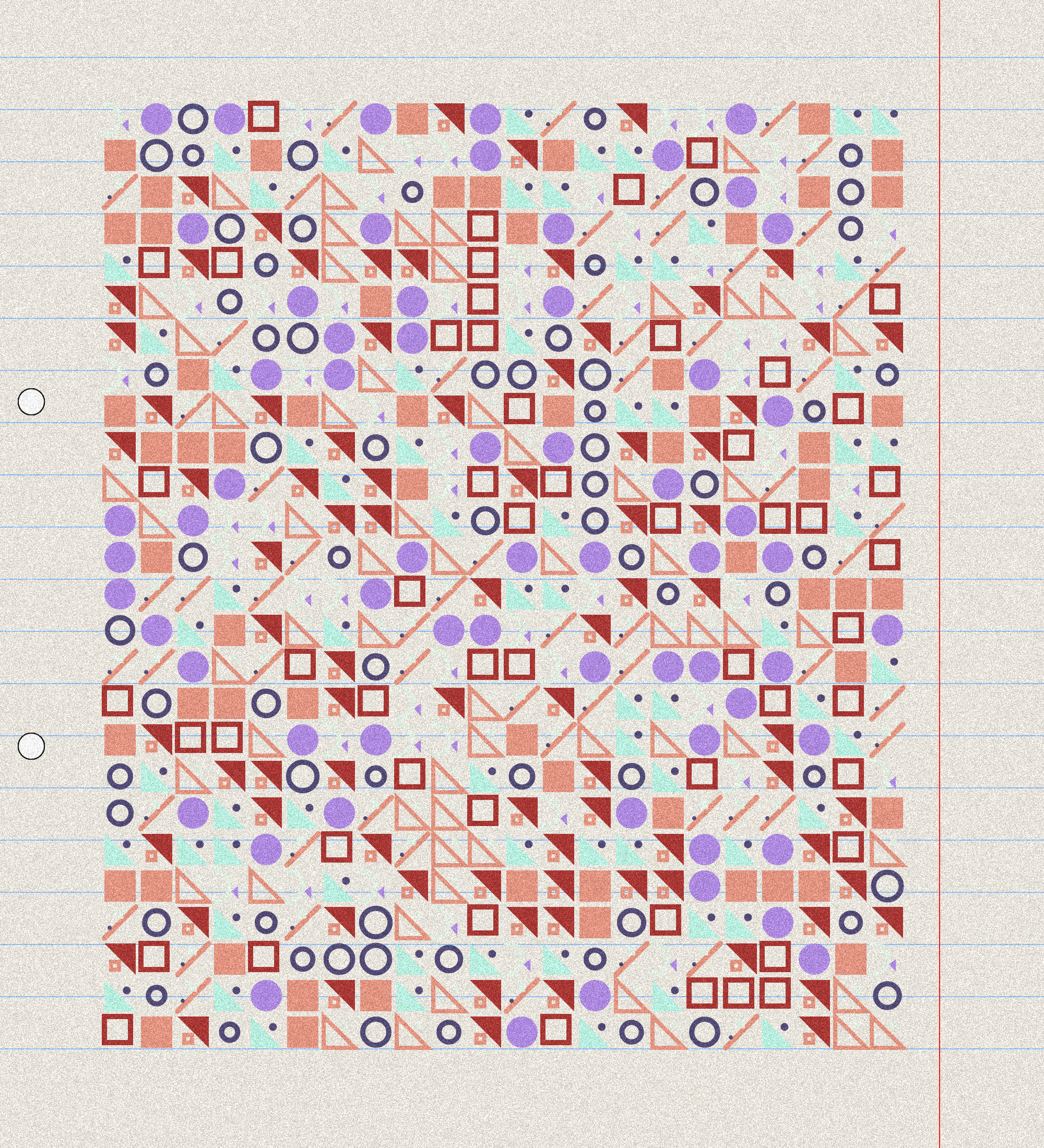 sketchbook page 4: basic shapes #1 static token preview