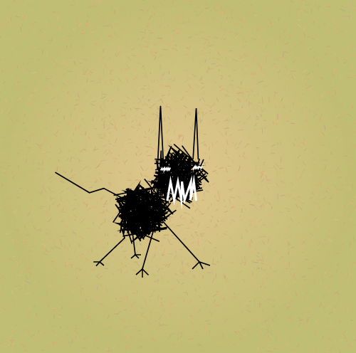 Scribble Kittens #17 static token preview