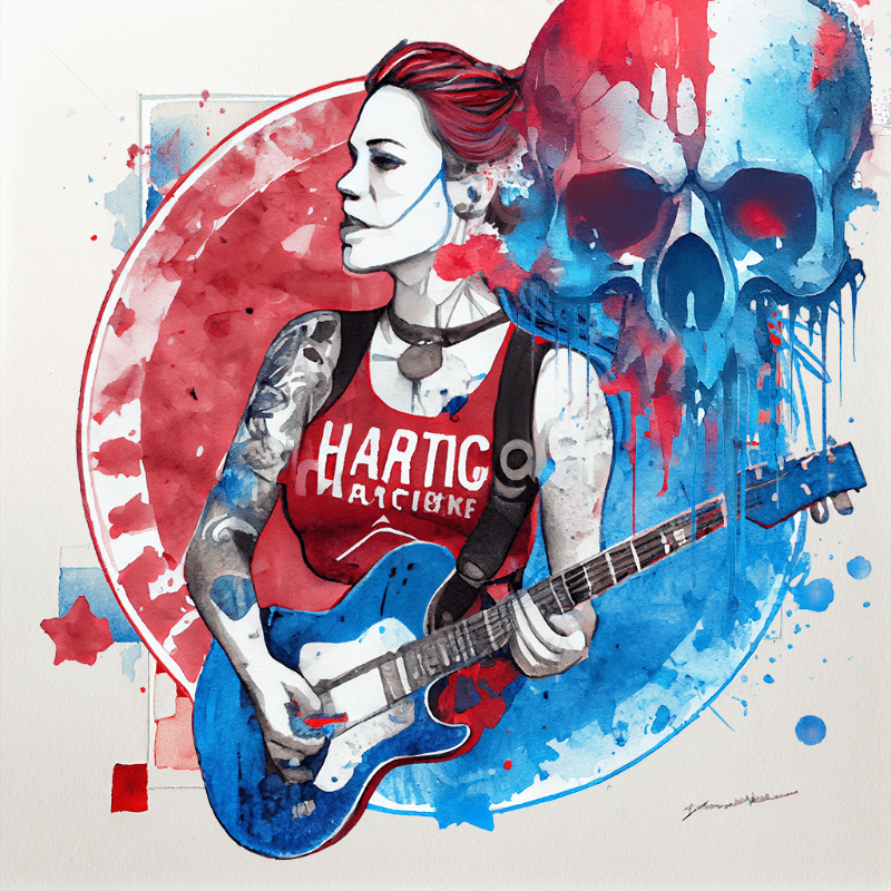 Hard Rock Girl 1 #5 static token preview