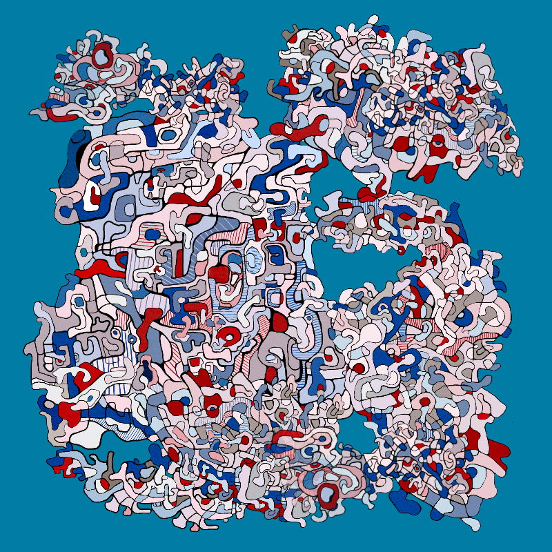 Swim in Dubuffet Thought #6 static token preview