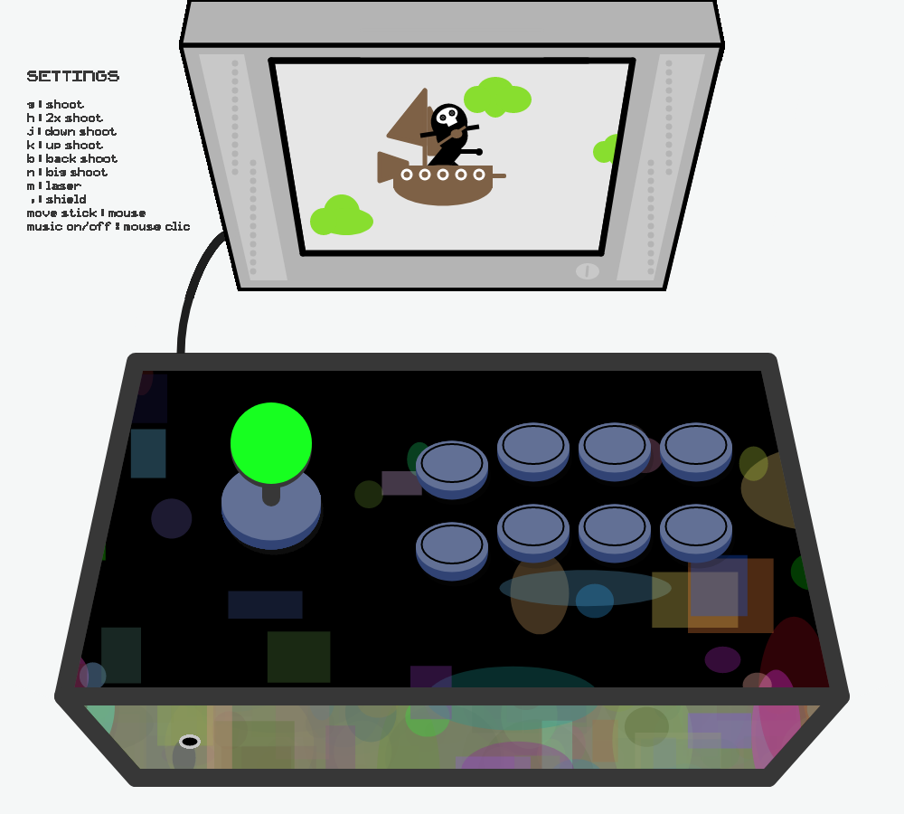 Arcade stick #6 static token preview
