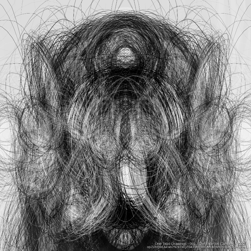 One Tezo Drawings #20 static token preview
