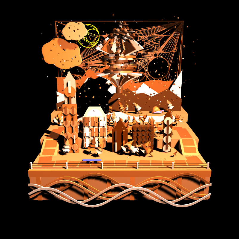 Paper Art 3D #5 static token preview