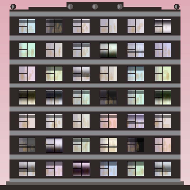 Night Windows #6 static token preview