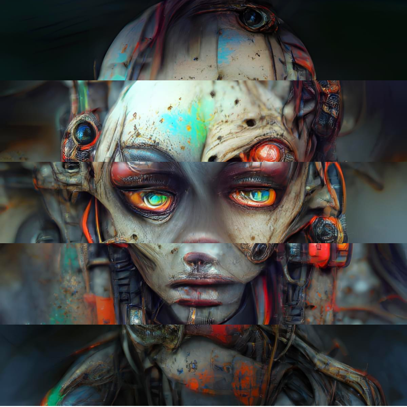 Sliced: Zomborgs #14 static token preview
