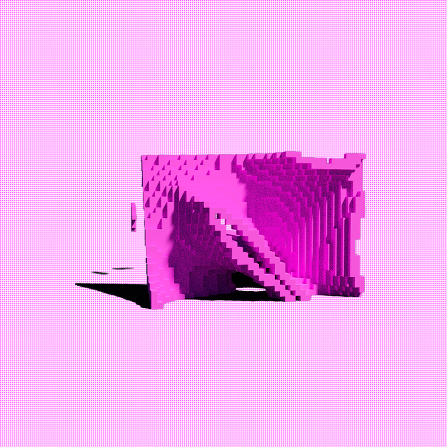 ‘Low-Res’ poems #11 static token preview