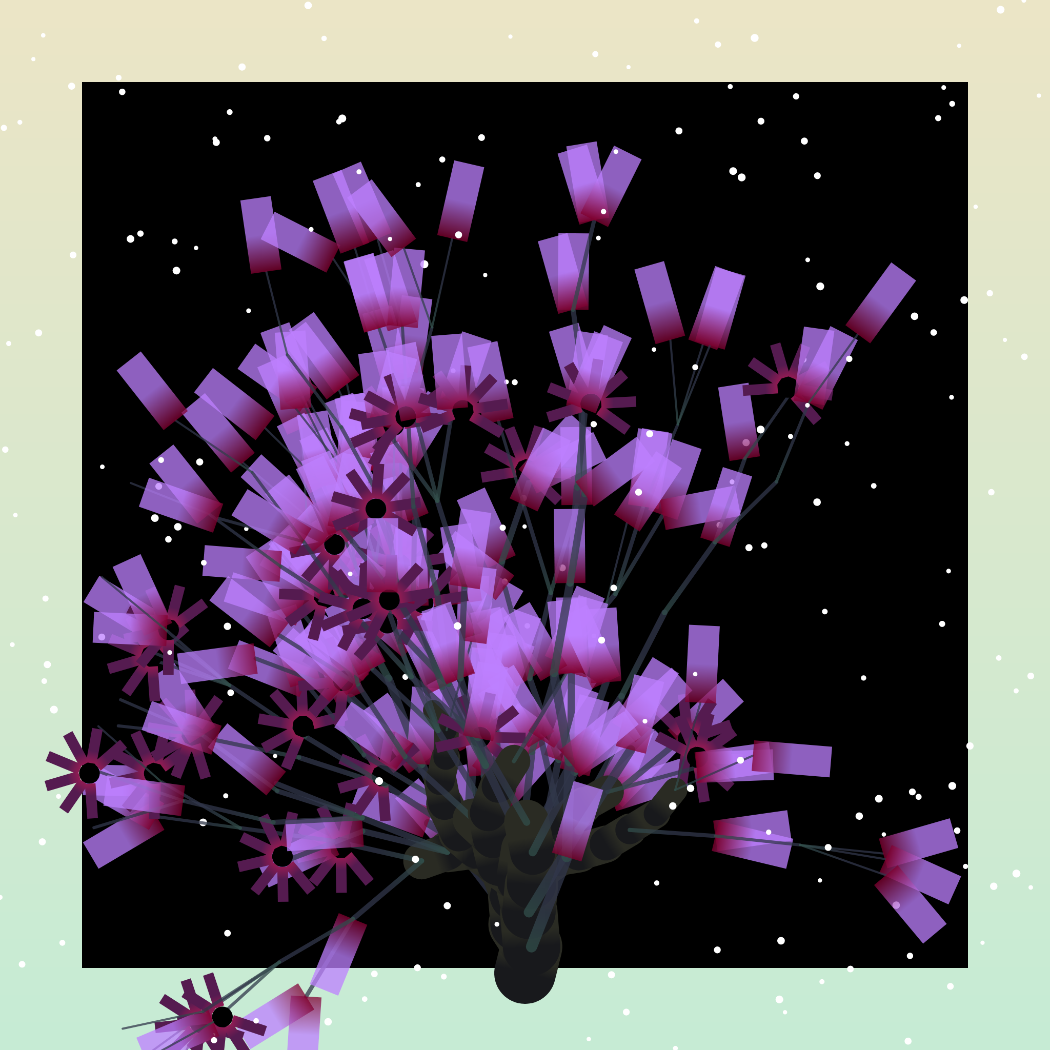 Some generative winter trees #23 static token preview