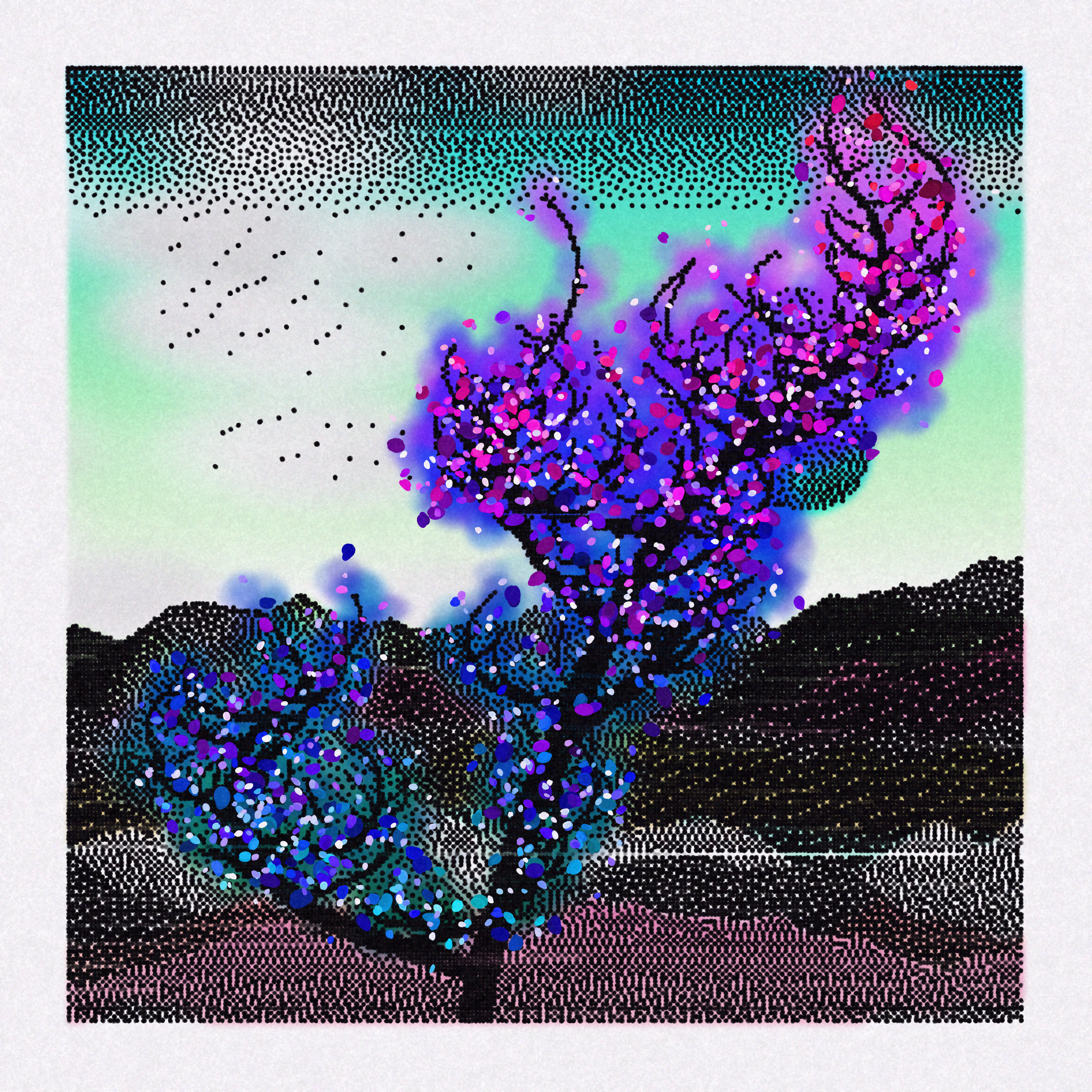 Dithered Branches #18 static token preview