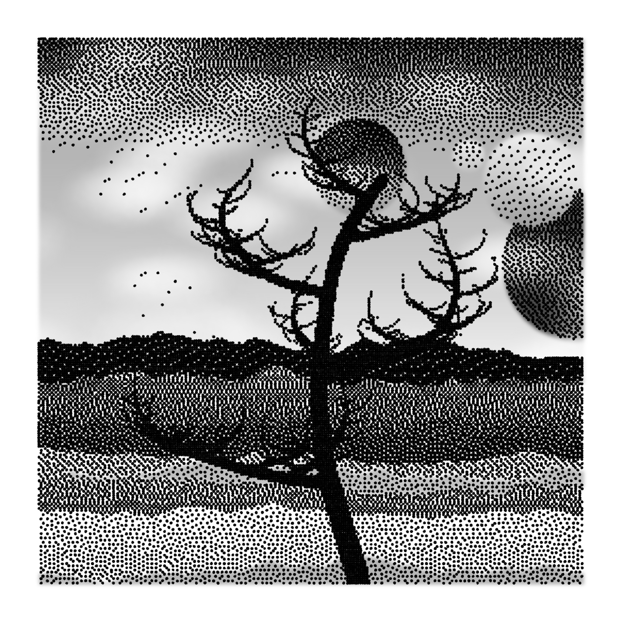 Dithered Branches #2 static token preview