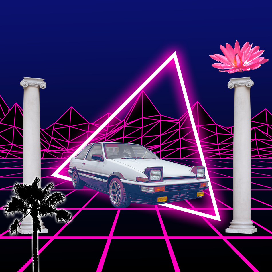 S Y N T H W A V E Nightlife Generator #3 static token preview