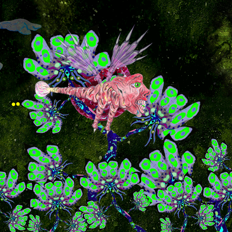 Fireflies and Flower Gardens #20 static token preview