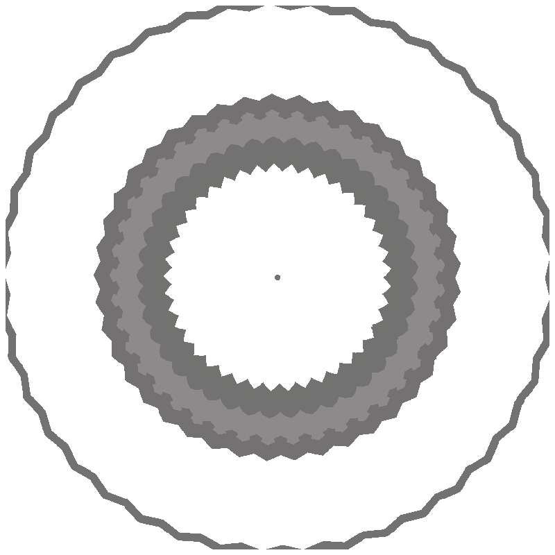 Glitch Mandala #13 static token preview