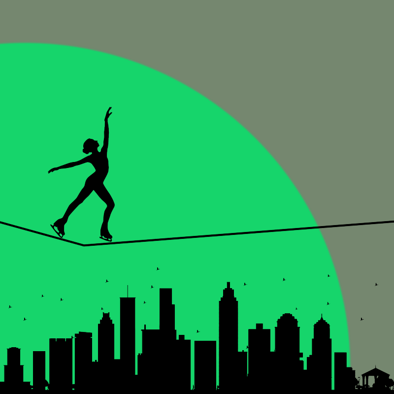 Dancing over the city #21 static token preview