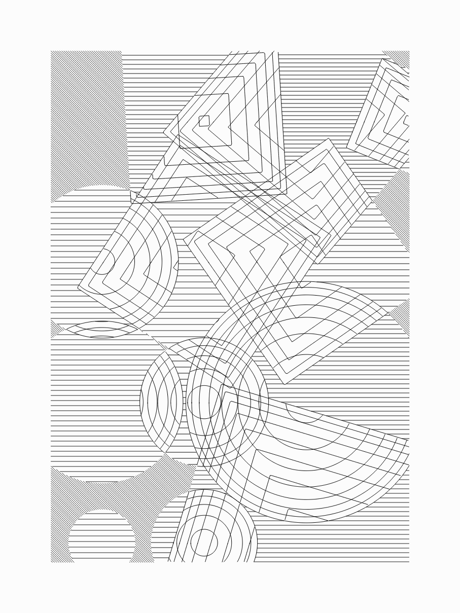 Entangled shapes #21 static token preview