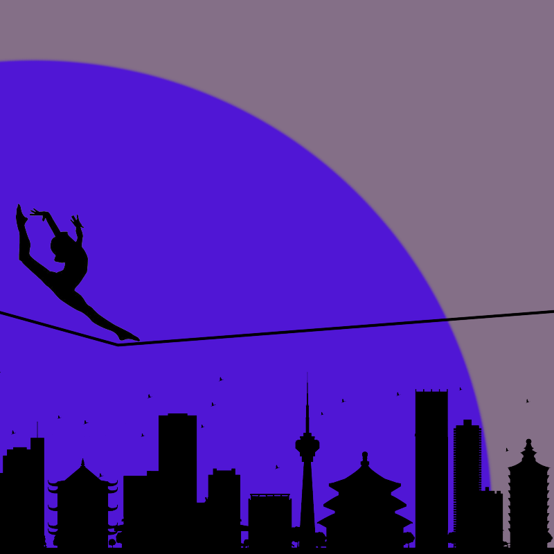 Dancing over the city #24 static token preview