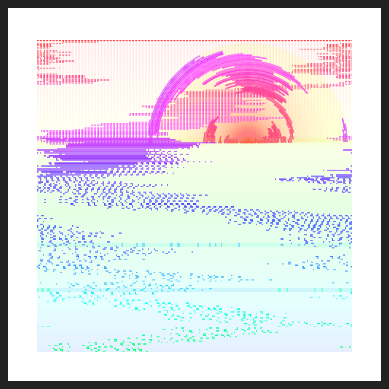 Glitch Acuarela #35 static token preview