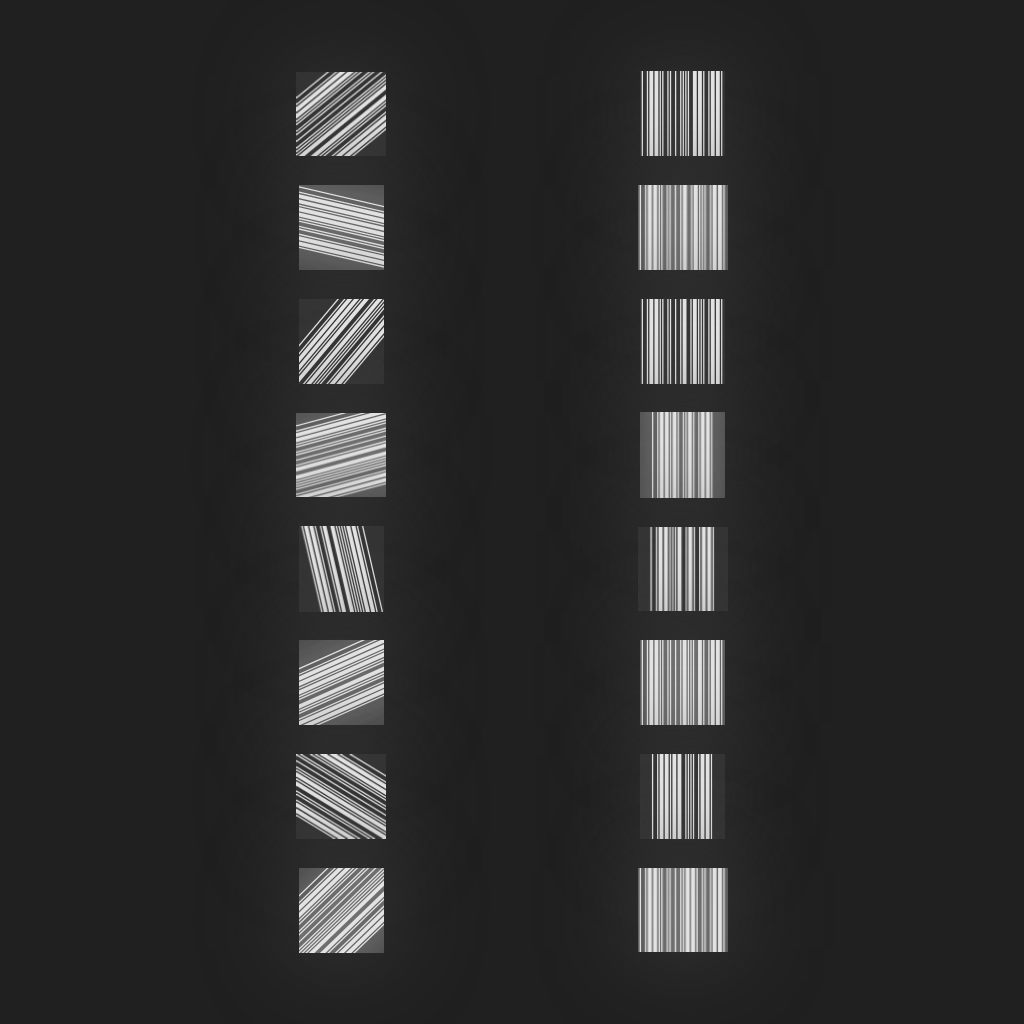 barcode(fxhash) #8 static token preview