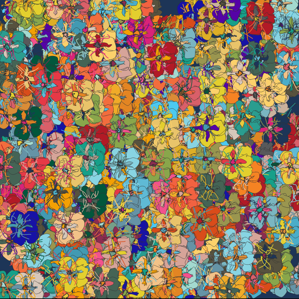 Floral Cacophony #15 static token preview