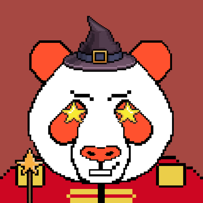 Evolving Pixel Pandas #11 static token preview