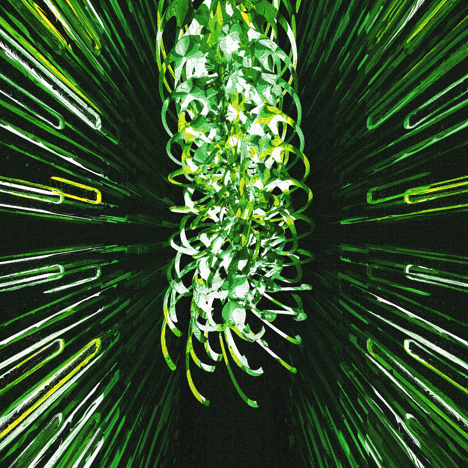 Several pairs of narrow, curved strips #3 static token preview