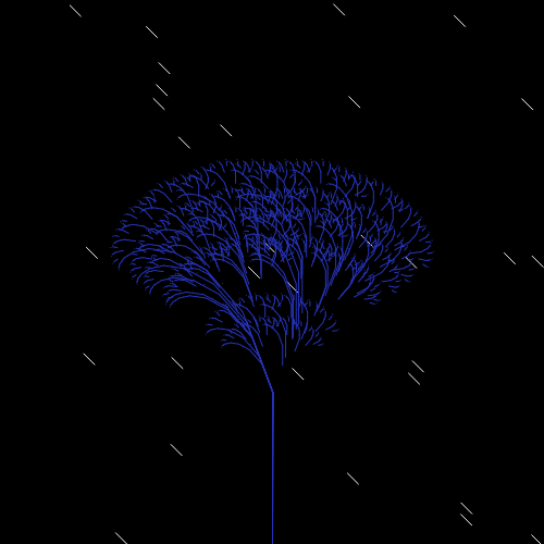 Trees in the rain #8 static token preview
