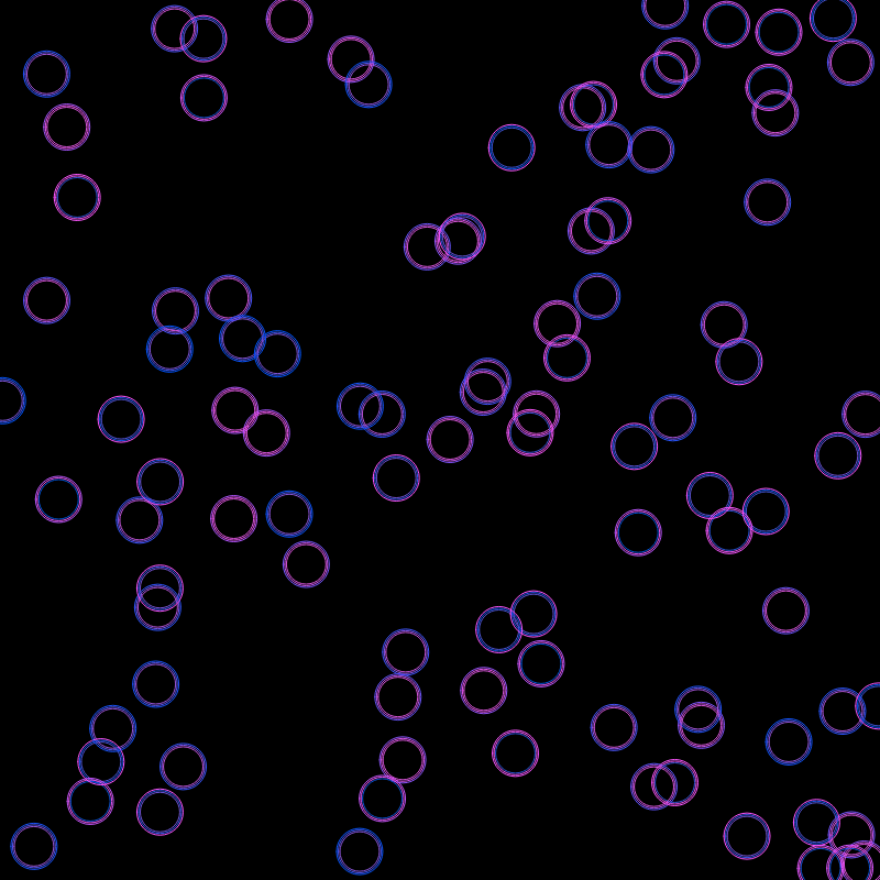 Bouncing circles #30 static token preview