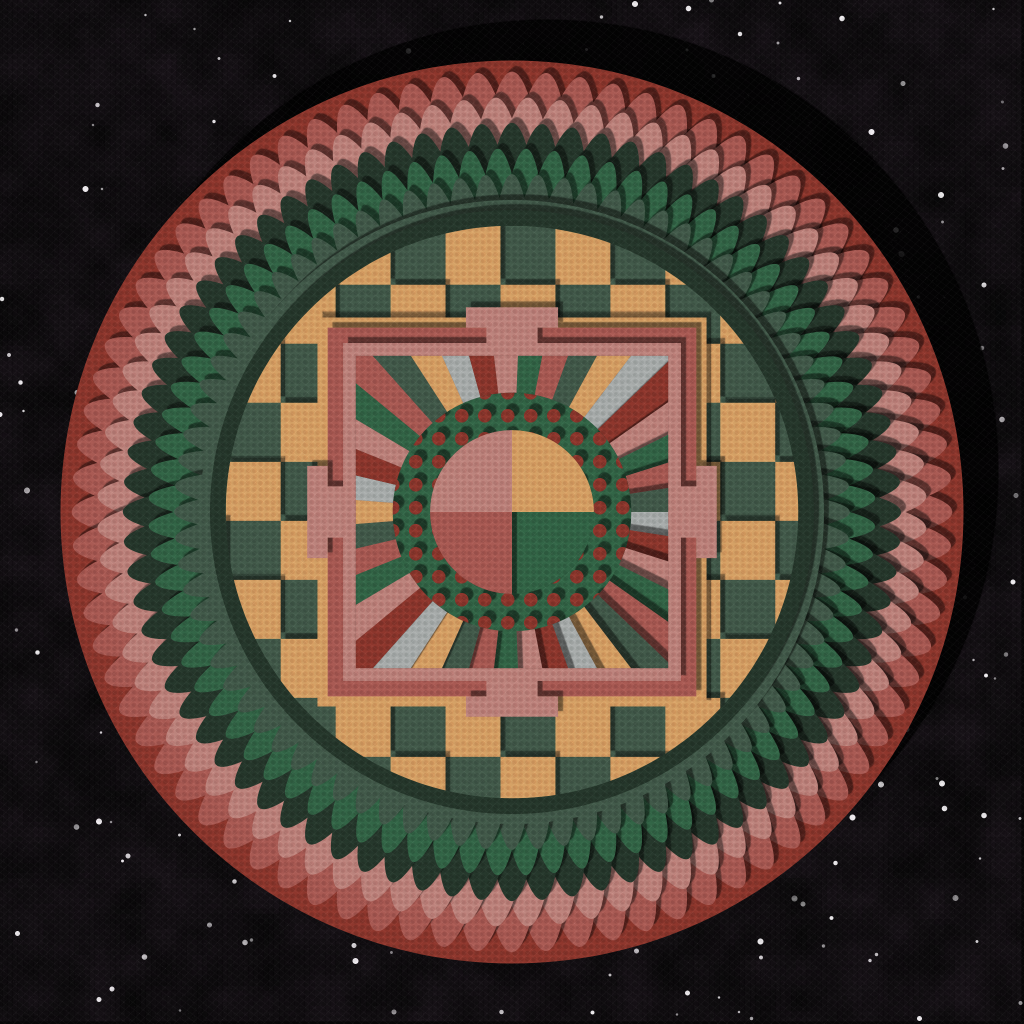 Paper Mandala #16 static token preview