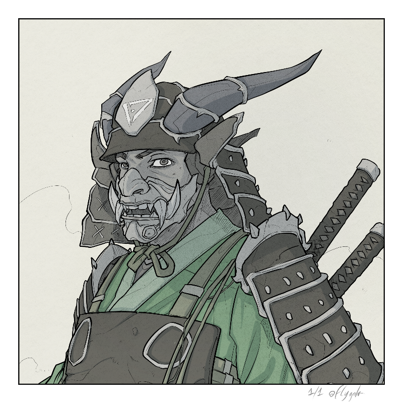 侍 (SAMURAI) #21 static token preview