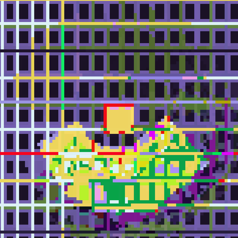 Psychedelic Pixels #5 static token preview