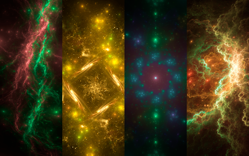 Cosmic Fractal Dream #17 static token preview