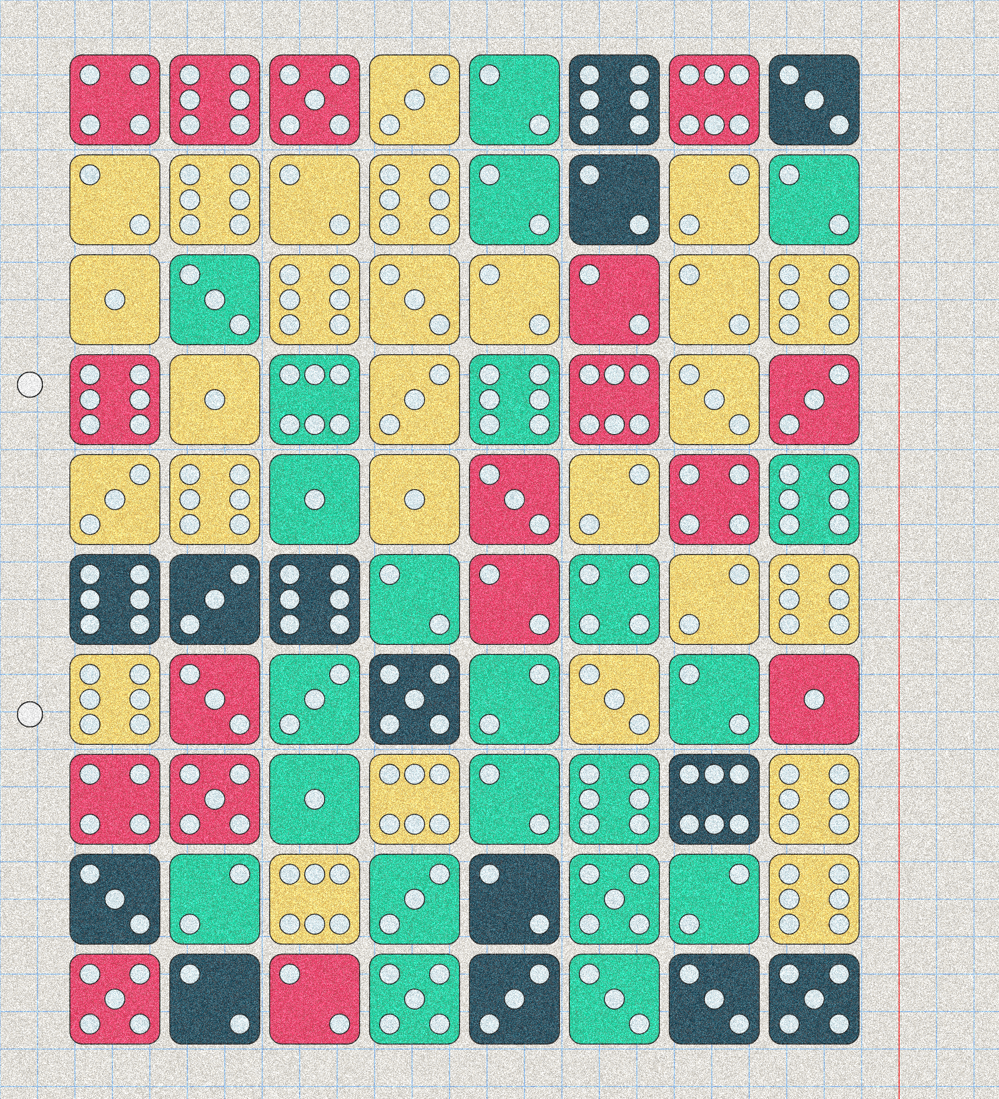 sketchbook page 6: dice roll #23 static token preview
