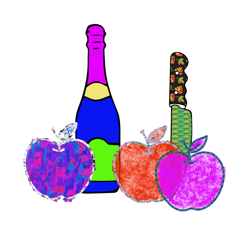 bottle and apples #24 static token preview