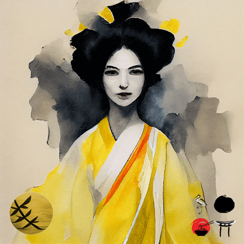 Yellow Geisha #1 static token preview