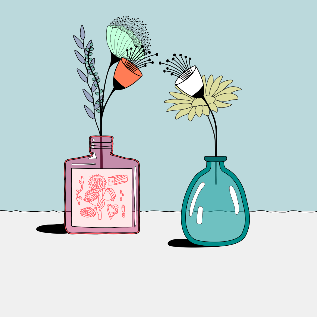 Flowers & Bottle #18 static token preview