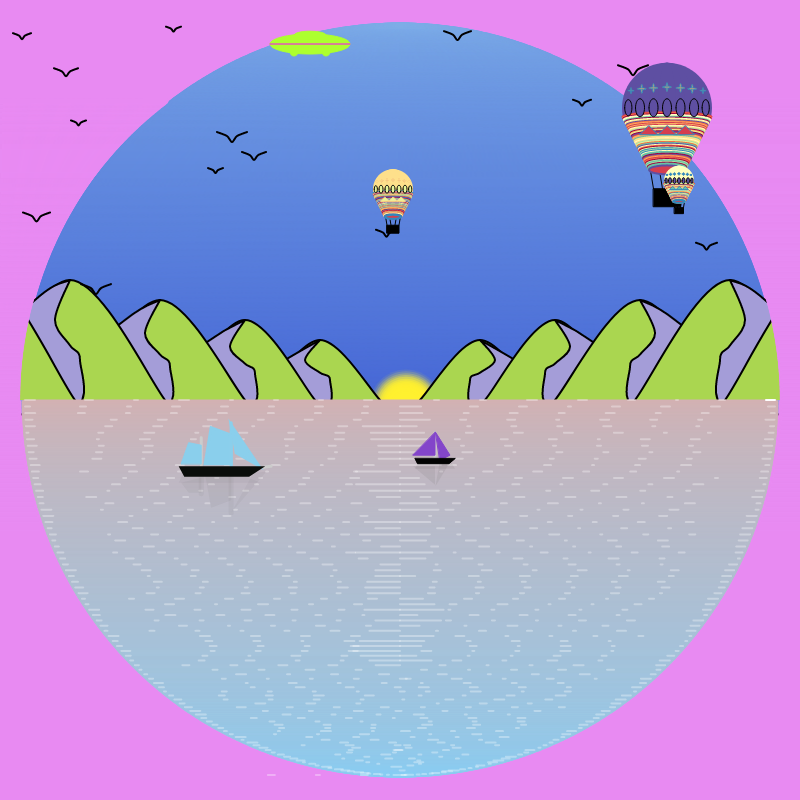 Sunset View #1 static token preview
