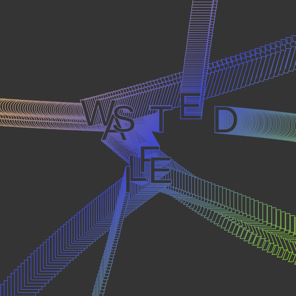 wasted life #3 static token preview