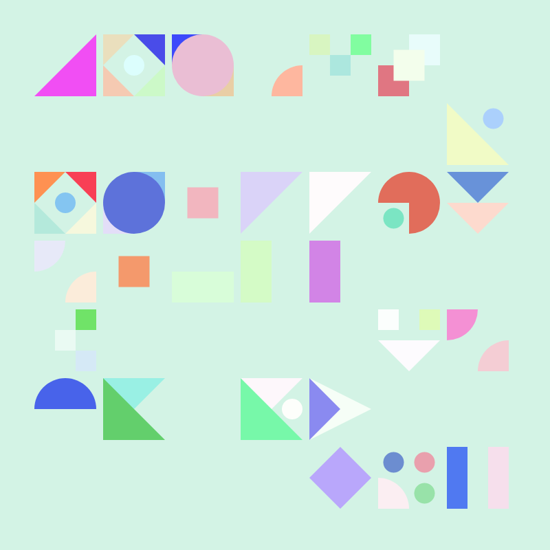 Confetti Shapes #1 static token preview