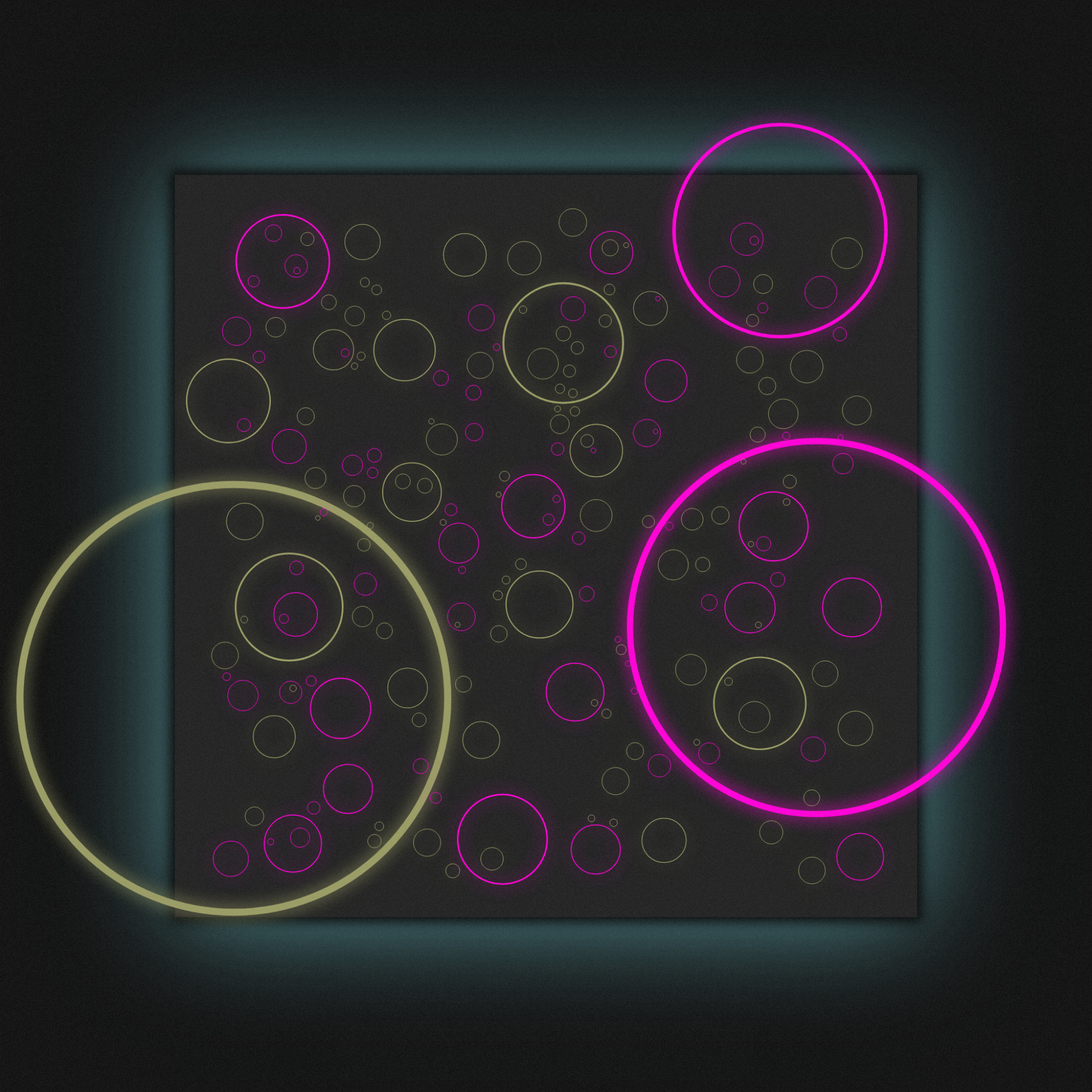 Nevercolliding Circles #17 static token preview