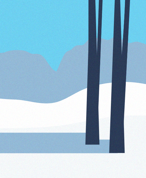 Minimal Snow Landscape #3 static token preview