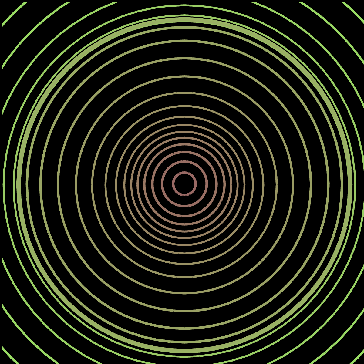 3D Animated Jellyfish Circles #1 static token preview