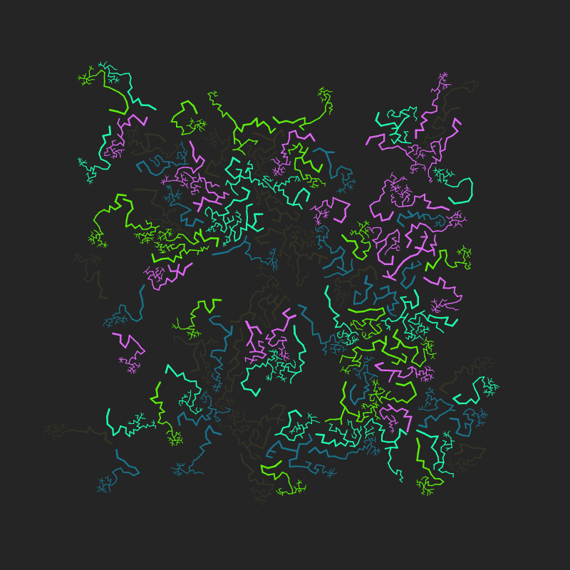 Random circle of Fractals #1 static token preview